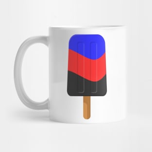 Seamless Reapeating Polyamory Pride Flag Ice Pop Pattern Mug